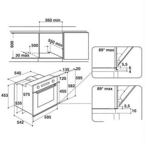 Духова шафа електрична Whirlpool AKZ 96230 S