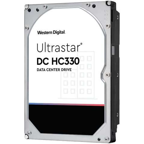 Жорсткий диск серверний WD/HGST ULTRASTAR DC HC330 (3.5’’, 10TB, 256MB, 7200 RPM, SATA 6Gb/s, 512N SE), SKU: 0B42