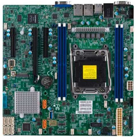 Материнська плата серверна SuperMicro X11SRM VF Motherboard, microATX, Intel Xeon Processor W Famil