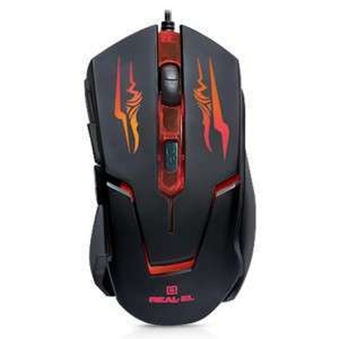 Миша REAL-EL RM-520 Gaming Black USB UAH