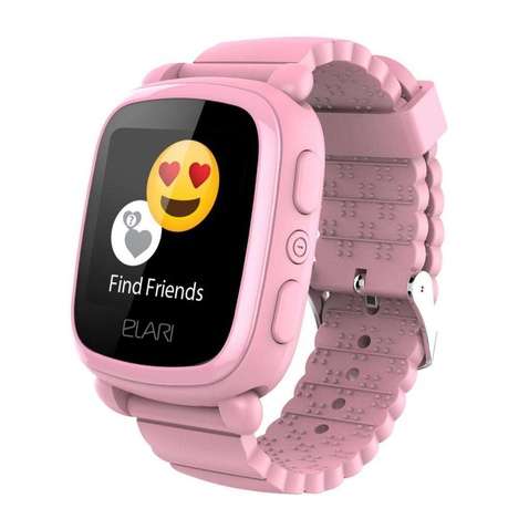 Смарт-годинник  ELARI KidPhone 2 Pink с GPS-трекером (KP-2P)