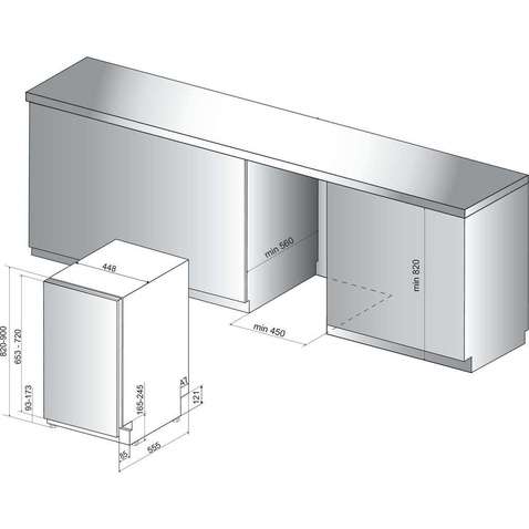 Посудомийна машина  Hotpoint-Ariston HSIC 3M19 C
