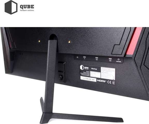 Монітор QUBE 23.8" Overlord G24F144Plus Black