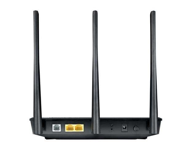 Маршрутизатор Wi-Fi ADSL модем Asus DSL-AC51 AC750, 1xRJ11, 2xFE LAN/WAN, 3 антени