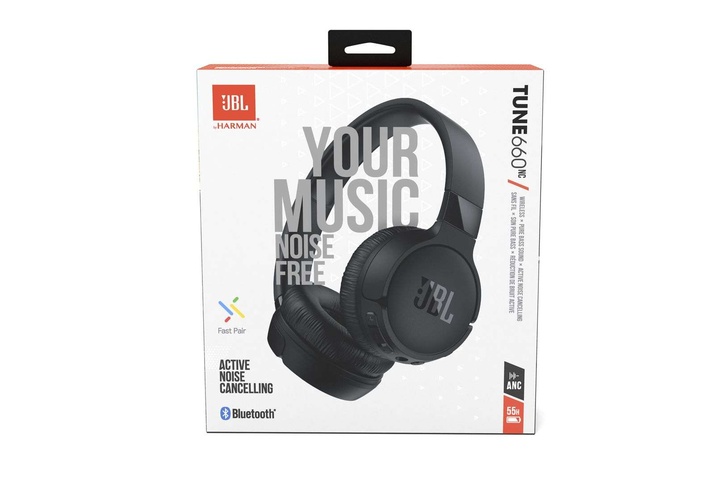 Гарнітура Bluetooth JBL Headphones JBLT660NCBLK