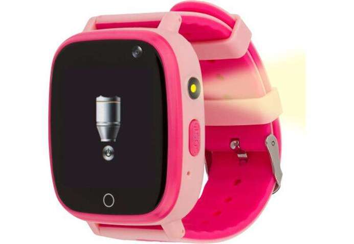 Дитячі смарт-годинник AmiGo GO001 iP67 Pink; 1.44"
