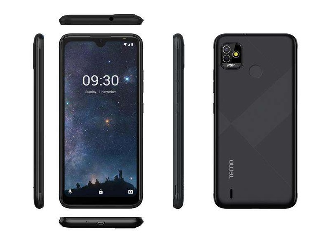 Смартфон  Tecno Pop 5 (BD2p) Dual Sim Obsidian Black (4895180766787)