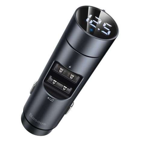 FM-трансміттер  Baseus Energy Wireless MP3 Charger Dark grey