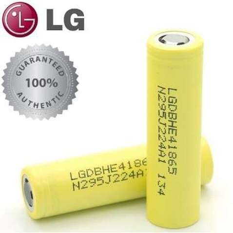 Акумулятор  18650 Li-Ion LG ICR18650HE4 (LG HE4), 2500mAh, 20A, 4.2/3.6/2.5V