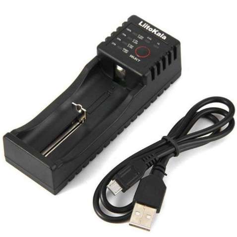 Зарядний пристрій Liitokala Lii-100, 1 канал, Ni-Mh/Li-ion/Li-Fe, USB, Powerbank, LED, Polybag