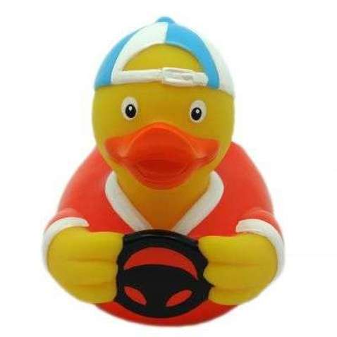 Іграшка для ванної LiLaLu Автомобіліст качка (L1826)