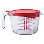 Мірна кружка  PYREX Classic кухоль мірний 1.0л з кришкою (264P000)