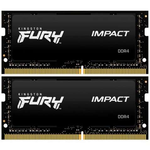 Оперативна пам'ять SO-DIMM 2x32GB/3200 DDR4 Kingston Fury Impact (KF432S20IBK2/64)
