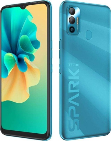 Смартфон Tecno Spark 7 (KF6n) 4/64GB Dual Sim Morpheus Blue (4895180766411)