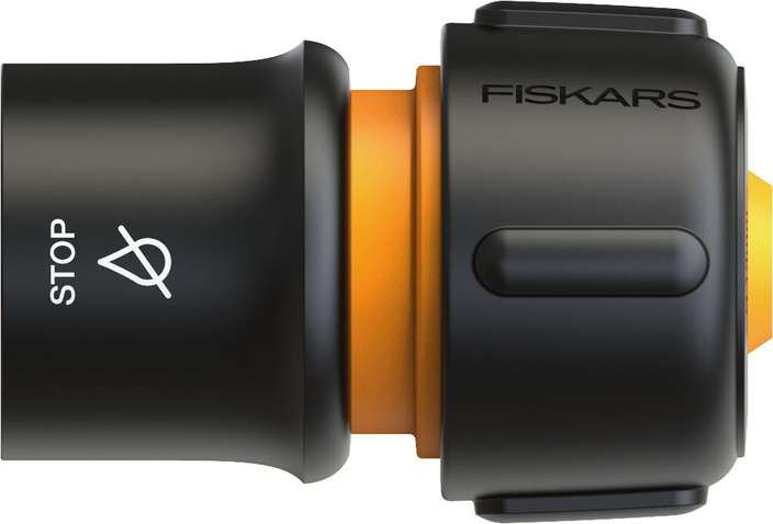 Конектор для шланга Fiskars Watering SOL 3/4" з автостопом 1027084