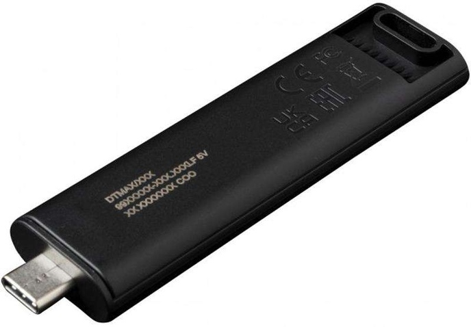 Флешка USB3.2 256GB Kingston DataTraveler Max Black (DTMAX/256GB)