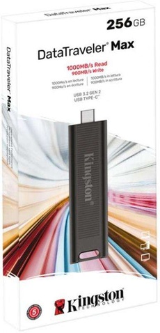 Флешка USB3.2 256GB Kingston DataTraveler Max Black (DTMAX/256GB)