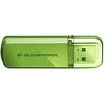 USB флеш накопичувач Silicon Power 16Gb Helios 101 green (SP016GBUF2101V1N)
