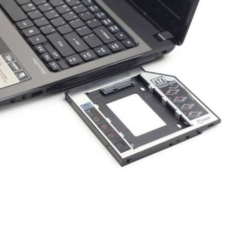 Фрейм-перехідник Gembird 2.5" HDD/SSD to laptop slim 5.25'' bay (MF-95-01)