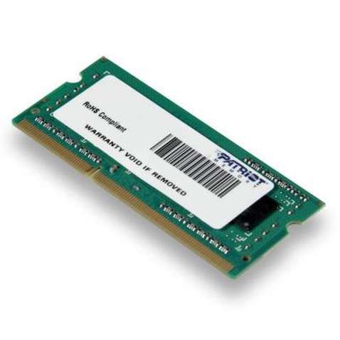 Модуль пам'яті для ноутбука SoDIMM DDR3L 4GB 1600 MHz Patriot (PSD34G1600L81S)