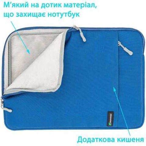 Чохол до ноутбука Grand-X 14'' Blue (SL-14B)