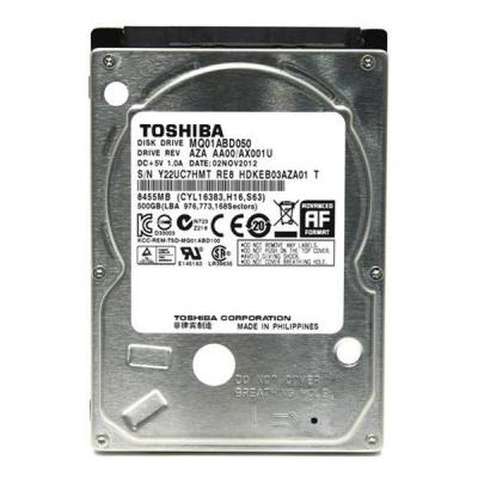 Жорсткий диск для ноутбука 2.5" 500GB Toshiba (# MQ01ABD050 #)