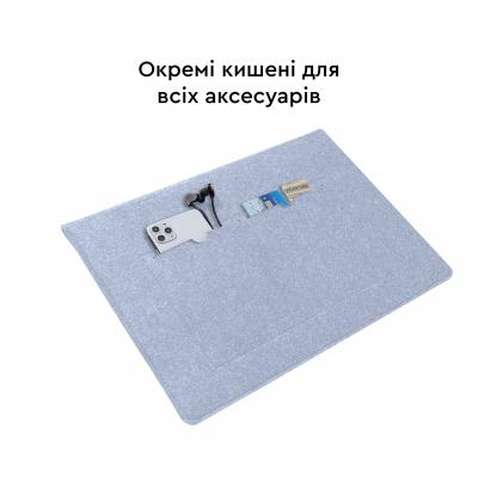 Чохол до ноутбука AirOn 13,3" Premium Grey (4822356710620)