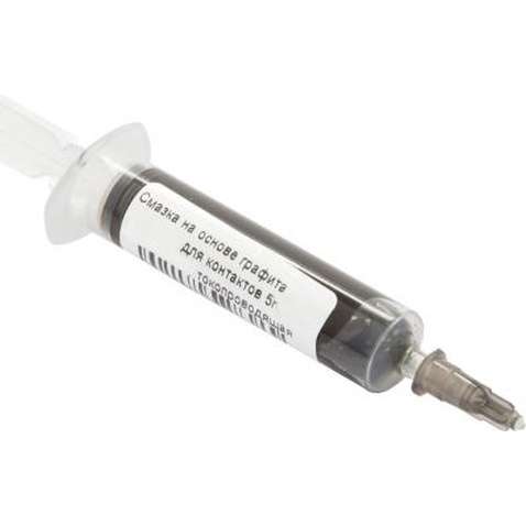 Змазка для контактів магнітного валу Смазка токопроводящая черного цвета на основе графита 5г Foshan (CH-HCG-5)