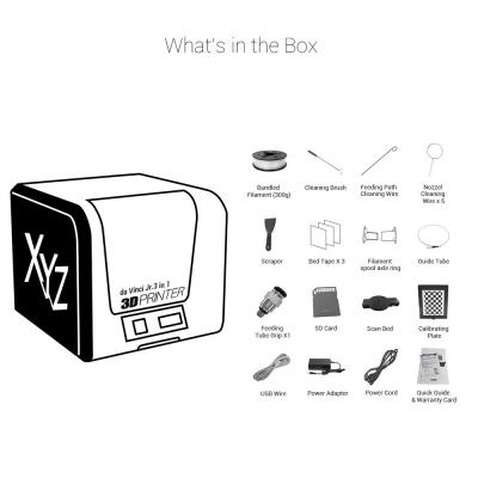 3D-принтер XYZprinting printing da Vinci Junior 3 в 1 з WiFi (3F1JSXEU01B)