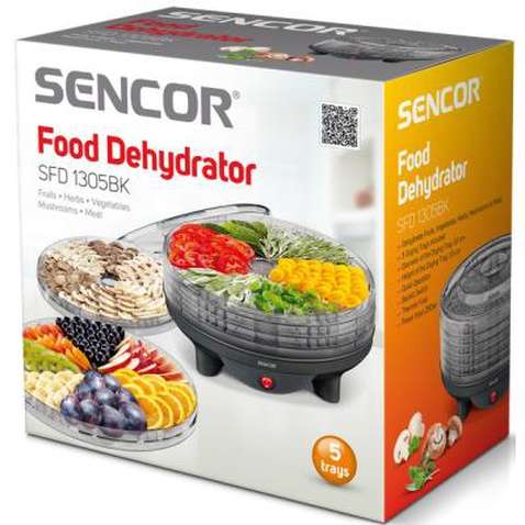 Сушка для овочів та фруктів Sencor SFD 1305 BK (SFD1305BK)