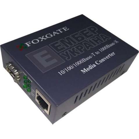 Медіаконвертер FoxGate 10/100/1000Base-T RJ45 to 1000Base-SX/LX SFP slot (EC-SFP1000-FE/GE)