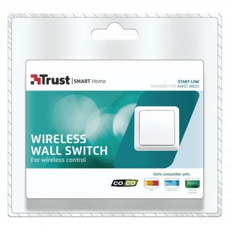 Кнопка управління бездротовими вимикачами Trust AWST-8800 Wireless wall switch (71075)