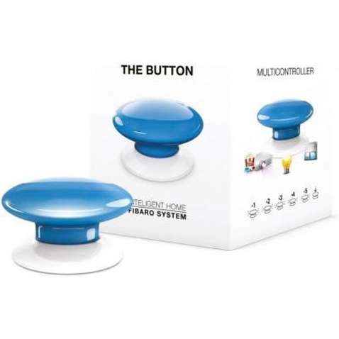 Кнопка управління бездротовими вимикачами Fibaro The Button, Z-Wave, 3V ER14250, синя (FGPB-101-6_ZW5)