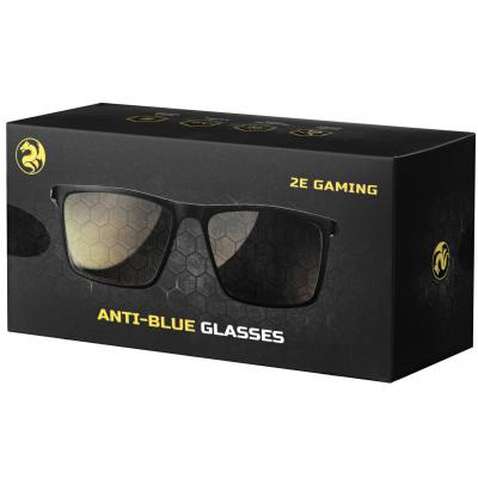 Окуляри комп'ютерні 2E Gaming anti-blue glasses Black-Blue (2E-GLS310BB)