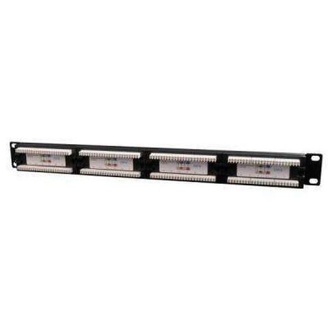 Патч-панель 19" 24xRJ-45 UTP cat.6, 1U, тип 110 Cablexpert (NPP-C624CM-001)