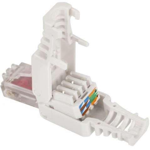 Конектор RJ45 cat.6 UTP 8P8C, безінструментальний, 1шт Kingda (KD-PGU8054-C6)