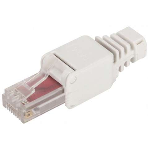 Конектор RJ45 cat.6 UTP 8P8C, безінструментальний, 1шт Kingda (KD-PGU8054-C6)