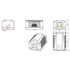 Розетка мережева Cablexpert RJ45x1 FTP, cat.6 (NCAC-1F6-01)