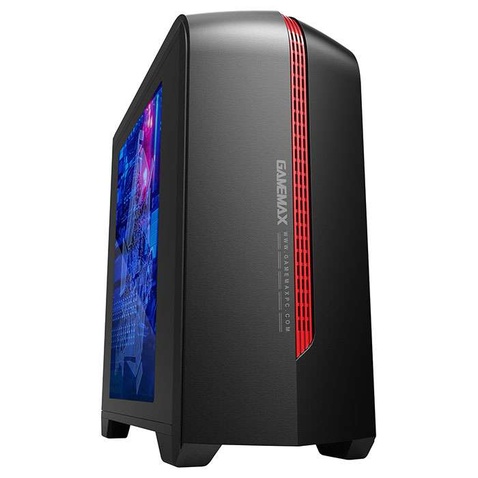 Корпус GameMax H601-BR без БП Black/Red