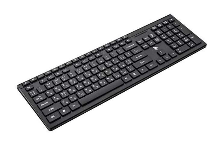 Клавіатура 2E KS210 Slim WL (2E-KS210WB) Black USB