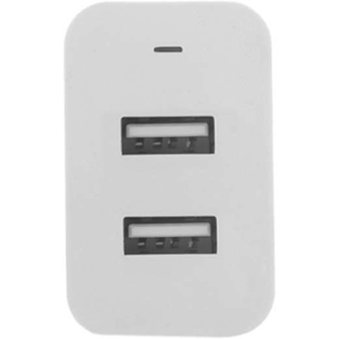 Зарядний пристрій  ColorWay 2USB AUTO ID 4.8A (24W) white (CW-CHS016-WT)