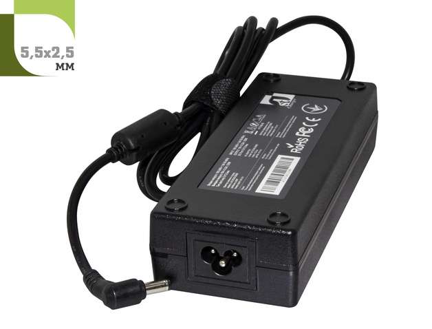 Блок живлення для ноутбука 1StCharger Asus 120W 19V 6.32A 5.5x2.5 + кабель живлення