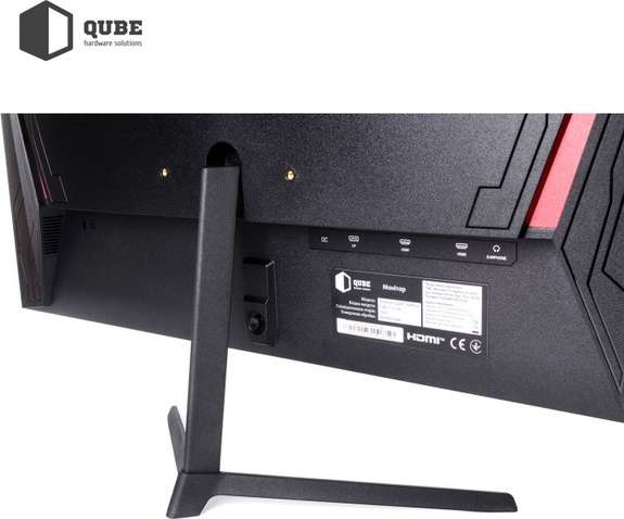 Монітор QUBE 23.8" Overlord G24F144Plus Black