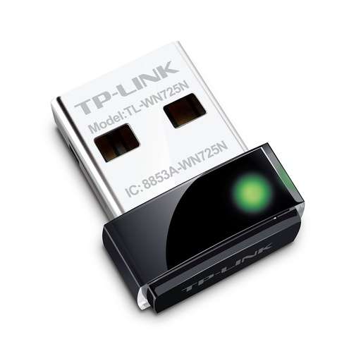 Wi-Fi адаптер   TP-Link TL-WN725N (150Mbps, USB, nano)