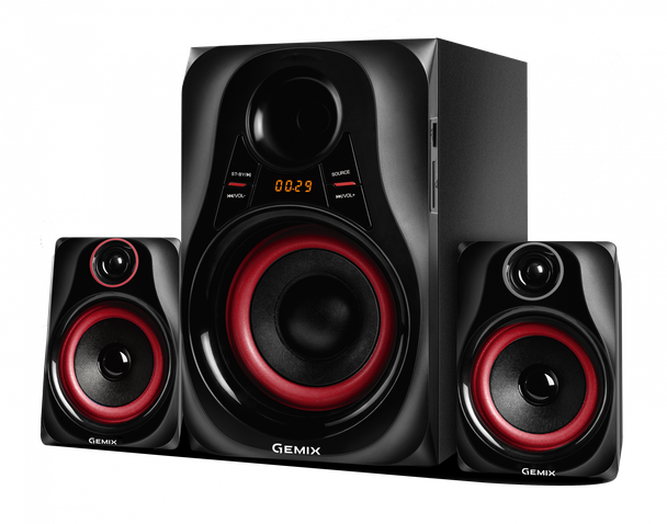 Акустична система Gemix SB-120BT Black/Red