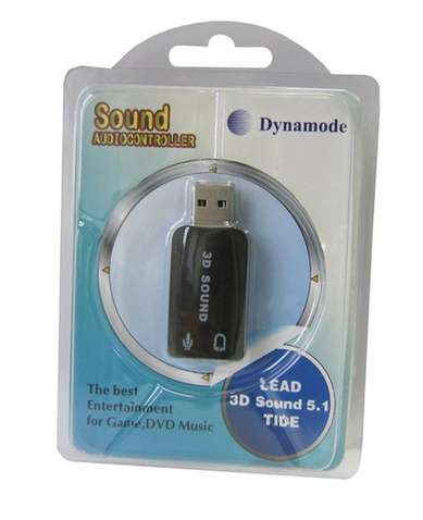 Звукова карта  Dynamode USB 6(5.1) каналів 3D RTL Black (39623)