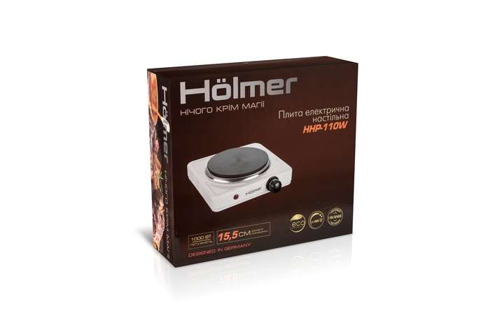 Настільна електрична плита Holmer HHP-110W