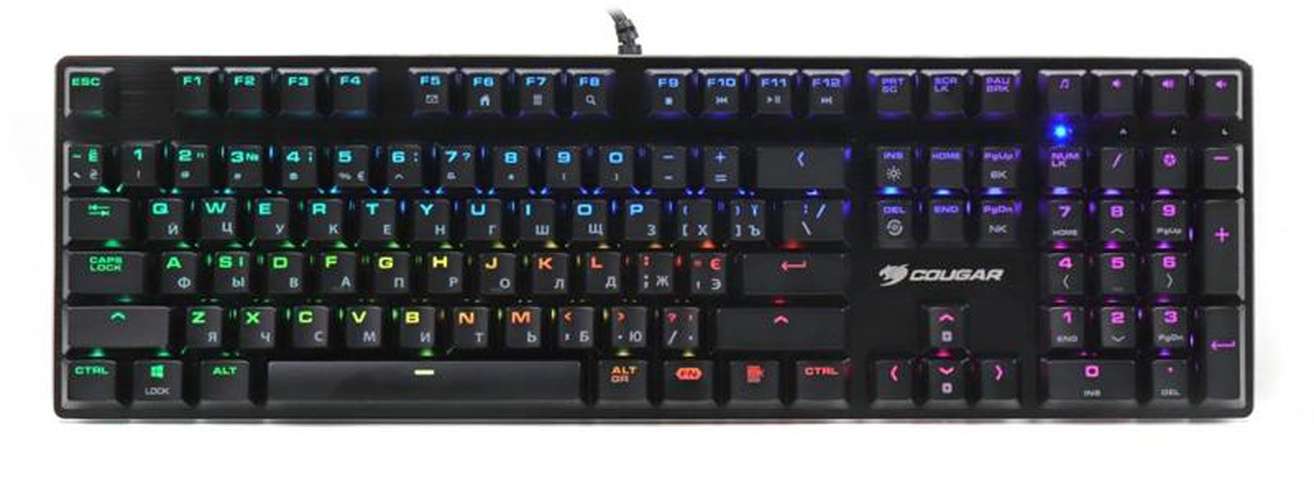 Клавіатура  Cougar Vantar MX Red Switches Black USB