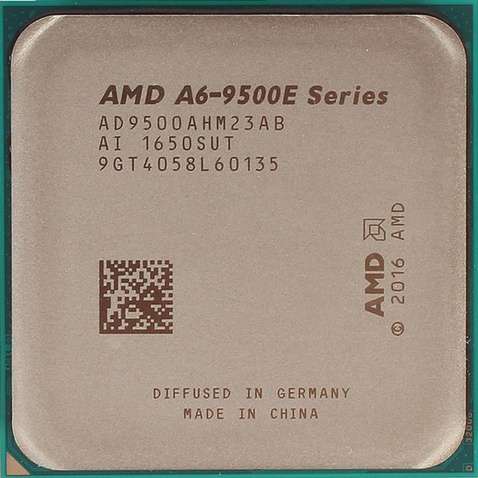 Процесор  AMD A6 X2 9500E (3GHz 35W AM4) Tray (AD9500AHM23AB)