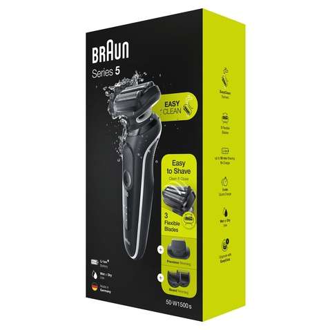 Електробритва Braun Series 5 50-W1500s Black/White